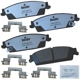 Purchase Top-Quality BENDIX - MKD1194FM - Semi-Metallic Rear Disc Brake Pads pa1