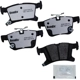 Purchase Top-Quality BENDIX - MKD1901FM - Semi-Metallic Rear Disc Brake Pads pa1