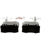 Purchase Top-Quality BOSCH - BE847H - Semi-Metallic Front Disc Brake Pads pa2