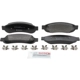 Purchase Top-Quality BOSCH - BP1334 - Rear Disc Brake Pad pa1