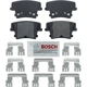 Purchase Top-Quality Rear Semi Metallic Pads by BOSCH - BE1057H pa4