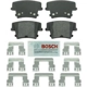 Purchase Top-Quality Plaquettes arrière semi-métallique par BOSCH - BE1057H pa7