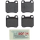 Purchase Top-Quality Plaquettes arrière semi-métallique par BOSCH - BE811 pa4