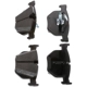 Purchase Top-Quality BRAKEBEST - SM1042 - Rear Semi Metallic Pads pa5