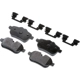 Purchase Top-Quality BRAKEBEST - SM1433 - Rear Semi-Metallic Brake Pads pa1