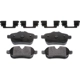 Purchase Top-Quality BRAKEBEST - SM1433 - Rear Semi-Metallic Brake Pads pa4