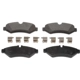 Purchase Top-Quality BRAKEBEST - SM2201 - Rear Semi Metallic Pads pa4
