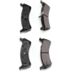 Purchase Top-Quality BRAKEBEST - SM667A - Rear Semi Metallic Pads pa1