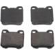 Purchase Top-Quality BRAKEBEST - SM709 - Rear Semi Metallic Pads pa4