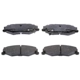 Purchase Top-Quality BRAKEBEST - SM732 - Rear Semi Metallic Pads pa3