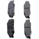 Purchase Top-Quality BRAKEBEST - SM732 - Rear Semi Metallic Pads pa5