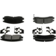 Purchase Top-Quality BRAKEBEST - SM814 - Rear Semi-Metallic Brake Pads pa3