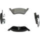 Purchase Top-Quality BRAKEBEST - SM858 - Rear Semi Metallic Pads pa1