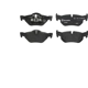 Purchase Top-Quality Rear Semi Metallic Pads by BREMBO - P06038 pa3
