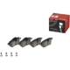 Purchase Top-Quality Rear Semi Metallic Pads by BREMBO - P06062 pa2