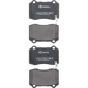 Purchase Top-Quality Rear Semi Metallic Pads by BREMBO - P11024 pa5