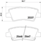 Purchase Top-Quality Rear Semi Metallic Pads by BREMBO - P30054 pa2