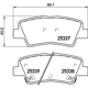 Purchase Top-Quality Rear Semi Metallic Pads by BREMBO - P30101 pa2