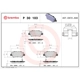 Purchase Top-Quality Rear Semi Metallic Pads by BREMBO - P30103 pa5