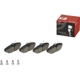 Purchase Top-Quality Rear Semi Metallic Pads by BREMBO - P36013 pa2