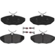 Purchase Top-Quality Rear Semi Metallic Pads by BREMBO - P36013 pa4