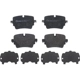Purchase Top-Quality Rear Semi Metallic Pads by BREMBO - P36033 pa3
