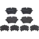 Purchase Top-Quality Rear Semi Metallic Pads by BREMBO - P36033 pa4