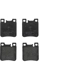 Purchase Top-Quality Rear Semi Metallic Pads by BREMBO - P50017 pa3
