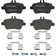 Purchase Top-Quality Rear Semi Metallic Pads by BREMBO - P50135 pa3