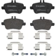 Purchase Top-Quality Rear Semi Metallic Pads by BREMBO - P50135 pa4