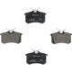 Purchase Top-Quality Rear Semi Metallic Pads by BREMBO - P61088 pa3