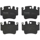 Purchase Top-Quality Rear Semi Metallic Pads by BREMBO - P65009 pa4