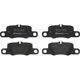 Purchase Top-Quality Rear Semi Metallic Pads by BREMBO - P65020 pa3