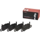 Purchase Top-Quality Rear Semi Metallic Pads by BREMBO - P65037 pa1