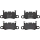 Purchase Top-Quality Rear Semi Metallic Pads by BREMBO - P65038 pa3