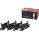 Purchase Top-Quality Rear Semi Metallic Pads by BREMBO - P65038 pa5