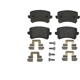 Purchase Top-Quality Rear Semi Metallic Pads by BREMBO - P85109 pa6