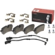 Purchase Top-Quality Rear Semi Metallic Pads by BREMBO - P85117 pa4