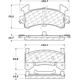 Purchase Top-Quality Plaquettes arrière semi-métallique par CENTRIC PARTS - 102.01540 pa7