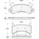 Purchase Top-Quality Plaquettes arrière semi-métallique par CENTRIC PARTS - 102.02020 pa11
