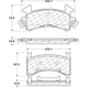Purchase Top-Quality Plaquettes arrière semi-métallique par CENTRIC PARTS - 102.02020 pa5