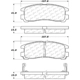 Purchase Top-Quality Plaquettes arrière semi-métallique par CENTRIC PARTS - 102.03830 pa9