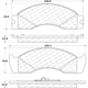 Purchase Top-Quality Plaquettes arrière semi-métallique par CENTRIC PARTS - 102.04110 pa11