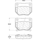 Purchase Top-Quality Plaquettes arrière semi-métallique by CENTRIC PARTS - 102.04610 pa8