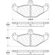 Purchase Top-Quality Rear Semi Metallic Pads by CENTRIC PARTS - 102.04910 pa1