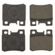 Purchase Top-Quality Rear Semi Metallic Pads by CENTRIC PARTS - 102.04950 pa1