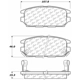 Purchase Top-Quality Plaquettes arrière semi-métallique par CENTRIC PARTS - 102.05320 pa5