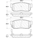 Purchase Top-Quality Plaquettes arrière semi-métallique par CENTRIC PARTS - 102.05400 pa10