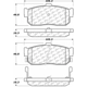 Purchase Top-Quality Plaquettes arrière semi-métallique par CENTRIC PARTS - 102.05400 pa5