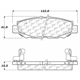 Purchase Top-Quality Plaquettes arrière semi-métallique par CENTRIC PARTS - 102.05720 pa2